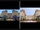 Minecraftで東京ディズニーランドを再現プロジェクト-第2部-を実物と比較