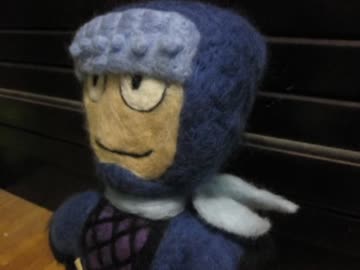 【キン肉マン】羊毛フェルトでザ・ニンジャを作ってみた