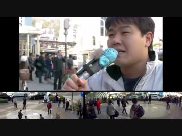 １２月２５日　拉致事件の早期解決街宣＋署名活動 【そよ風・在特会】⑦