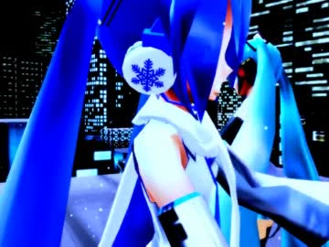 【MMD-DMC3】雨、雪、Packaged【雪ミク1052C-Re】