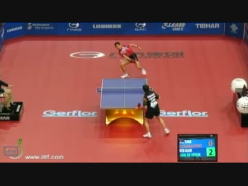 【卓球】 カラカセビッチVS朱世赫 ロッテルダム2011