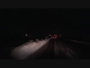 【車載動画】ほんのちょっとだけ雪ある道を行く【富山市～魚津市】