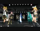 【MMD】ワールズエンド･ダンスホール【ミク・ルカ・リンレン４人合唱】