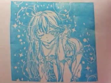 「電波女と青春男」の藤和エリオを彫ってみた【消しゴムはんこ】