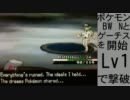 ポケモンBW　Nとゲーチスを鬼縛りかつ開始Lv1で倒す