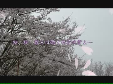 【鏡音レン】「鈍色空に花吹雪」【カバー曲】