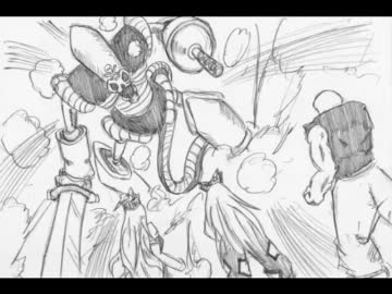 未来悟飯が幻想入り　~第10話（中編）~　「妹紅と慧音と宮本と」