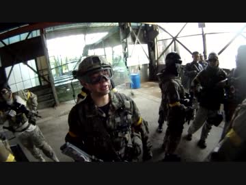 サバゲーをFPS風に撮ってみた 2011.10.02 FPS Airsoft チームデスマッチpart3