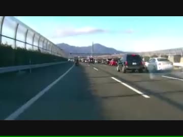 年末の東名高速バイク事故