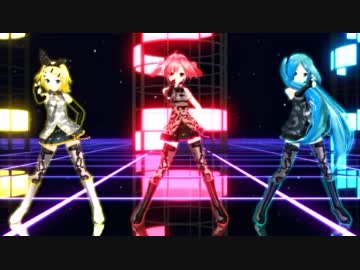 【MMD】テト・ミク・リンで『まっさらブルージーンズ』