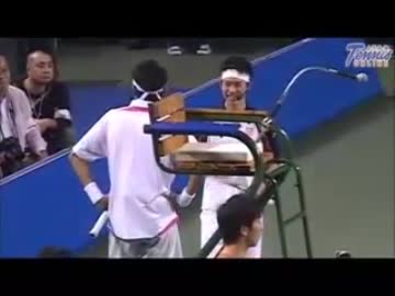 ドリームテニス ARIAKE 松岡修造 / クルム伊達公子 vs 錦織圭 / 杉山愛　part1