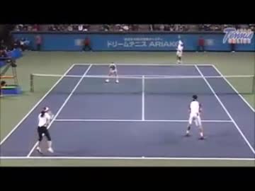 ドリームテニス ARIAKE 松岡修造 / クルム伊達公子 vs 錦織圭 / 杉山愛　part2