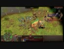 【AoE3】第9回 AJCカップ ベース３決 wesd919 vs johnino 1
