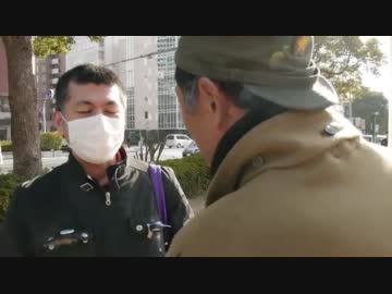 １月４日　神戸市役所前（治外法権）にて、２０１２年度の初街宣　①