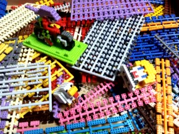 プラモブロックでクリーパー作ってみた