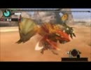 【MHP3】ベリオロス亜種　ハンマー　猫火事場　２分３３秒