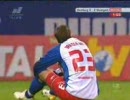 (サッカー)ファン・デル・ファールトの爆走withスーパーマリオ