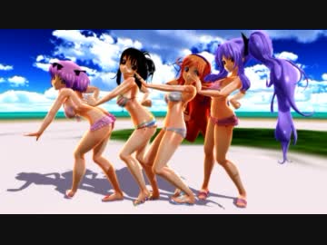 【MMD】閃乱カグラで｢ポーカーフェイス｣　FULL HD