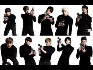 Superjuniorが少女時代のデビュー曲into The New Worldを歌うと