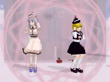 【東方MMD】ルナサとメルランでおちゃめ機能【モデルテスト】