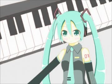 【初音ミク】　手持ち鏡　アレンジver