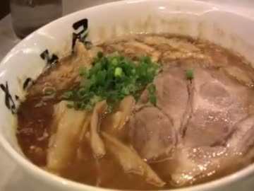 ラーメン通の外国人。