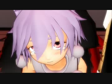 【MMD】嫌がる椛のしっぽをモフモフする動画