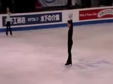 高橋大輔 ２０１１GPF EX 曲がけ練習.wmv