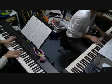 【紅い流星xまらしぃ】群青日和弾いてみた【ピアノx2】