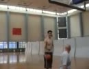 元ＮＢＡ　ヤオ・ミン　練習風景