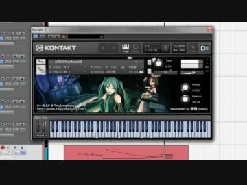 【kontakt free library】痛シンセ配布中【書き下ろしデモソング付】