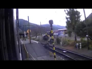 大井川鐵道 SL列車かわね路号上り車窓 千頭-->家山