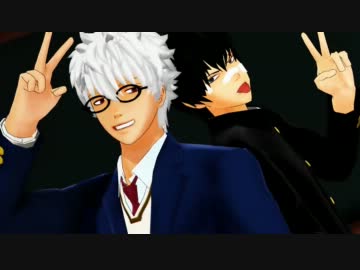 【MMD】銀さんと土方さんで純情☆ファイター【銀魂】