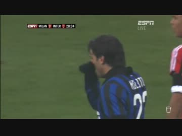 セリエA第18節 ACミラン vs インテル 2/6