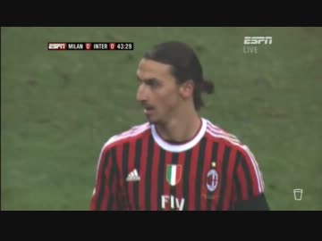 セリエA第18節 ACミラン vs インテル 3/6