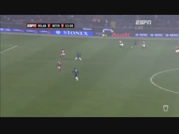 セリエA第18節 ACミラン vs インテル 4/6