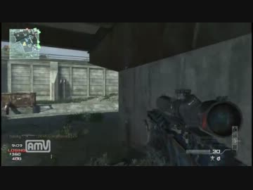 Xbox360 COD MW3　枯れた声で実況プレイ〜弾幕スナイパースペシャリスト〜