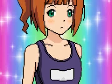 ドット絵風日本昔話「ももやよいちゃん」