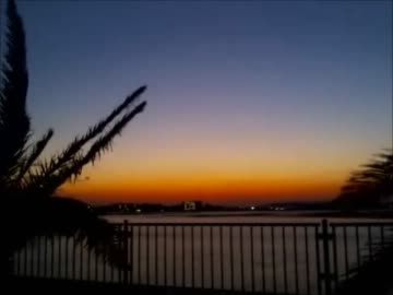 浜名湖 夕焼け定点撮影