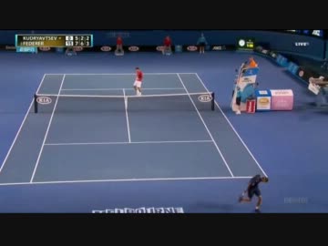 フェデラーvsクドリャフツェフ　全豪オープン2012 １回戦