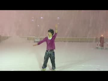 【雪の降る中】ハッピーシンセサイザ【踊ってみた】