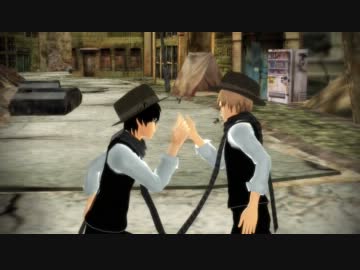 【MMD】 土方＆沖田で「Just Be Friends」