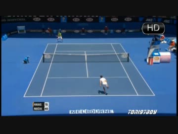 ナダルvsハース　全豪オープン2012 ２回戦
