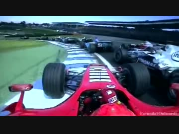 F1  2006 ブラジル オンボード 1/2