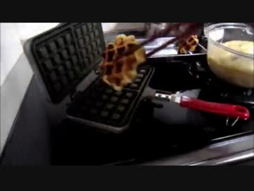 【イースト】ベルギーワッフル作りました【発酵】