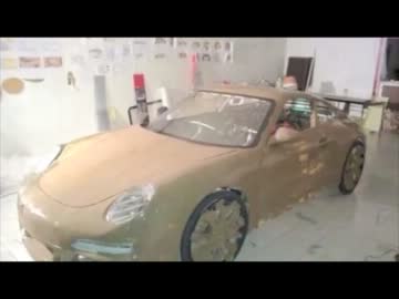 実物大の足こぎポルシェを作ったらしいwww　その1