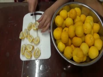 【８時間を】柚子ピールをつくったよ【８分で見る】