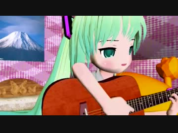 初音のミクさん、作曲中の映像
