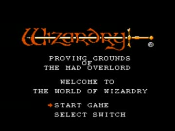 WIZARDRY OP (FC版)