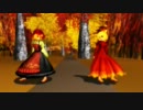 【東方MMD】 秋の神様にBad Apple!!踊って頂きました 【秋姉妹】